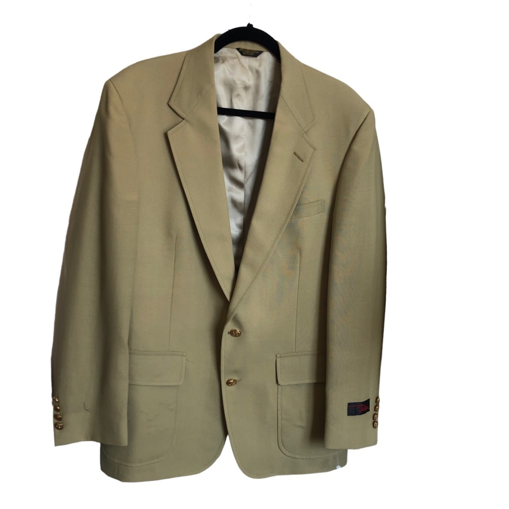 JOHN WEITZ Vintage Worsted Wool Hanley Patch Blazer/Sport Jacket Size 42…